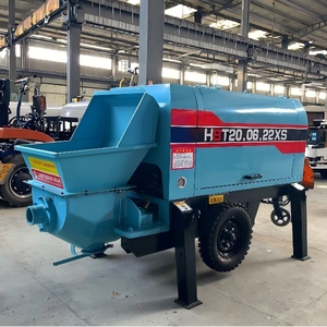 Mini Bomba de Concreto a Diesel em Promoção, Usada, Montada em Trailer Elétrico para Projetos de Construção e Fábricas - Product Image 1