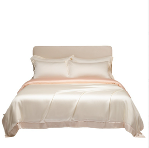 Juego de ropa de cama suave y elegante de fabricante, edredón de algodón Reversible con borde festoneado elegante para colcha decorativa de dormitorio - Product Image 5