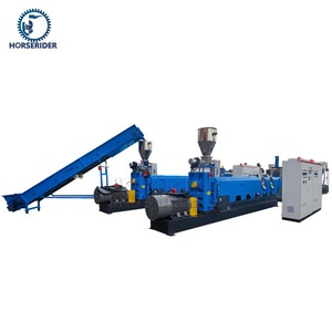 Machines de recyclage Horseride ligne de pelletisation du plastique prix économique du plastique pp/pe fourni granulés de plastique faisant la machine <span class=keywords><strong>auto</strong></span> - Product Image 1