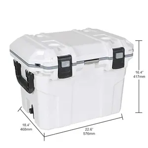 高品質のカスタマイズされた断熱材プラスチックハード屋外クーラーボックス30L/50L/70Lビールオープナー用の熱防水氷貯蔵