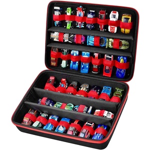 New style Matchbox Cars Portable Carrying Container Carrier Holder Wheels Car Toy Storage Organizer Case