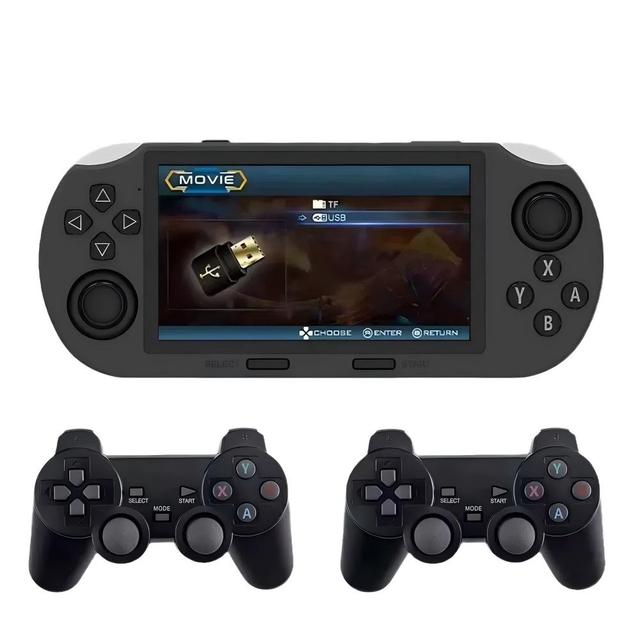 4.5 Inch IPS Screen Handheld Game Console with Wi-Fi 20000+ Games for Kids