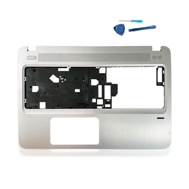 Replacement Laptop for HP for ProBook 450 G4 455 C Palmrest Touchpad Mouse Upper Cover Silver