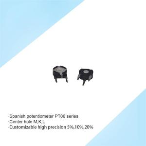 SINETONG PT06-H Spanish PIHER Potentiometer Horizontal Adjustable <b>Resistor</b> Oval Hole 10K Potentiometer - Product Image 4
