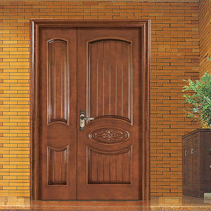 Puerta de entrada principal de madera maciza para casa, casa de campo, entrada frontal, moderna y desigual, para madre e hijo, <span class=keywords><strong>en</strong></span> venta - Product Image 6