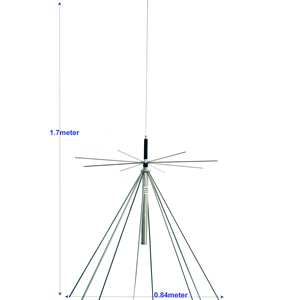Antenne Discone D3000N <span class=keywords><strong>CB</strong></span> UHF VHF HF 25-3000MHz pour réception et transmission <span class=keywords><strong>radio</strong></span>, scanner d'antenne HF - Product Image 4