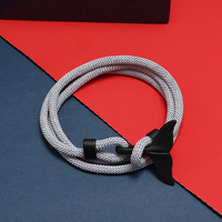 Bracelet de charme en corde de Milan à enrouler, bijoux de queue de sirène pour femmes et hommes