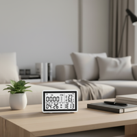 Thermomètre et hygromètre sans fil Tuya Smart Life en ABS avec contrôle WIFI, détecteur de monoxyde de carbone pour la sécurité domestique