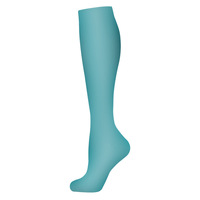 Chaussettes de compression de sport colorées pour jeunes Bas de tube de mollet de couleur unie pour courir à vélo Varices