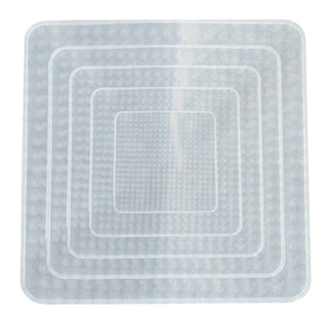 Eco-friendly Silicone Plastic Wrap Set 5pcs Silicone Food Wrap Stretch Film