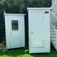 TOPPRE Facile à assembler Maison préfabriquée économique Cabine de billetterie portable Panneau sandwich modulaire Cabine de garde de sécurité