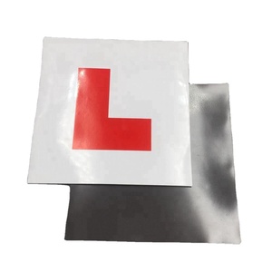 2 unids/pack Learner <span class=keywords><strong>L</strong></span> placas motocicleta coche pegatina magnética <span class=keywords><strong>L</strong></span> placas Learner Driver placas - Product Image 1