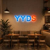 Letrero Decorativo 3D de Acrílico con Letras de Gelatina para Cafetería, Panadería, Pastelería, Logotipo Retroiluminado Personalizado con LED Cálido para Restaurante
