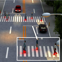 Feux LED Inductifs Intelligents pour Passage Piétonnier, pour une Circulation Sûre des Piétons dans les Écoles et les Zones Urbaines