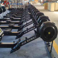 Máquina de Remo con Resistencia de Aire para Ejercicio Cardiovascular, Equipo de Gimnasio Comercial, Venta Directa de Fábrica
