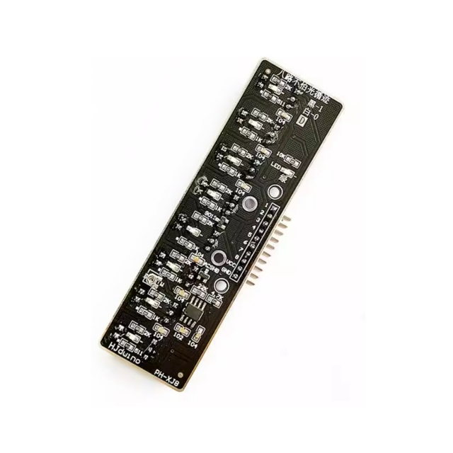 8-channel infrared tracking sensor intelligent car robot black and white line recognition and patrol module
