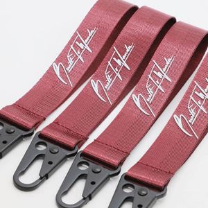 Personalized Double Side 3D Silkscreen Logo Short <b>Lanyard</b> Keychain Custom Bulk <b>Lanyards</b> <b>for</b> Car Promotion - Product Image 2