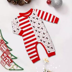 Halloween padre-hijo otoño moda rayas empalme choque Color Navidad <span class=keywords><strong>pingüino</strong></span> impreso vacaciones mujeres Pijamas - Product Image 6