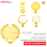 Modèle d'usine compétition Souvenir trophée partie trophée accessoires pièce en plastique pour l'affichage des récompenses