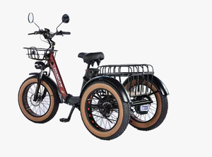 <span class=keywords><strong>Tricycle</strong></span> Électrique <span class=keywords><strong>Tout</strong></span>-<span class=keywords><strong>Terrain</strong></span> Robuste à Pneus Larges pour Adultes - Prix Usine - 7 Vitesses, Moteur Puissant, Transport de Marchandises - Product Image 2