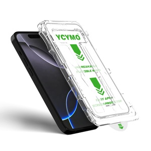 YCYMO GEN4 <span class=keywords><strong>Protector</strong></span> de pantalla de vidrio cerámico antiarañazos irrompible con caja fácil para Samsung S24 + Ultra S25 + Ultra - Product Image 4