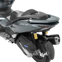 Selle de moto en cuir confortable noire ventilée, coussin de siège imperméable pour voiture et moto pour 25PCX160