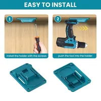 Support d'outils électrique mural, résistant à l'usure, robuste, support de batterie mural, facile à utiliser, Durable pour Makita 18V