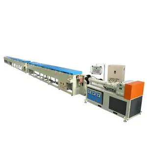 Rubber Insulation Pipe Extruder Machine Production Line Single Screw Cold Feeding Vacuum Rubber Extrusion Machine