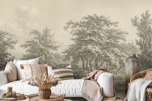 La peinture <span class=keywords><strong>panoramique</strong></span> de jardin rétro est utilisée pour le salon canapé décoration intérieure <span class=keywords><strong>papier</strong></span> peint Mural - Product Image 6