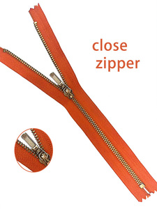 Nhà Máy Tengda Tùy Chỉnh Kim Loại Dây Kéo Vàng Với Thanh Trượt 45 Cm Đóng Tap Dây Kéo Kim Loại Dây Kéo #5 - Product Image 3