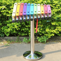 Factory Direct Supply Children Colorful Standing Type Outdoor Percussion Toy School Garden Musical Percussion Set