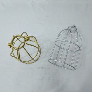 Retro Industrial Iron Lamp Cage Pendant Light <strong>Lampshade</strong> <strong>Frame</strong> and Cover with Stylish Vintage Design - Product Image 5