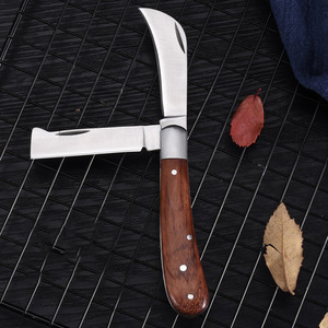 TL01G professionnel pliant élagage greffage couteau extérieur en bois jardin greffage outil pour bricolage OEM personnalisable - Product Image 3