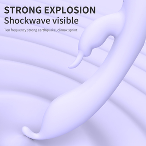 Vibratore <span class=keywords><strong>Rabbit</strong></span> per il Piacere Femminile, Massaggiatore Clitorideo e Punto G, Modello Silenzioso per Massaggio Erotico - Product Image 6