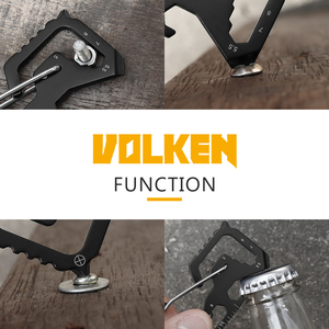 Outils d'extérieur multifonctionnels Mousquetons d'escalade Accessoire Tournevis et règle - Product Image 3