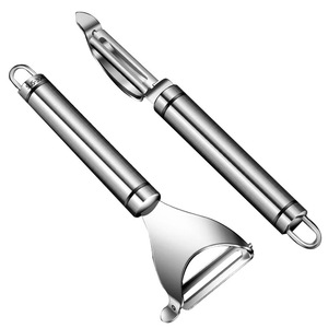 Ensemble de 2 éplucheurs en acier inoxydable 304, compatibles lave-vaisselle, pour fruits, légumes et pommes de terre - Product Image 5