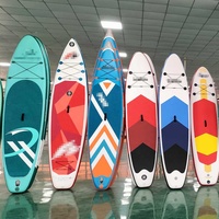 Planche de SUP en bois au design nouveau, prix d'usine, planche de surf personnalisée inspirée du lion, planche de paddle gonflable personnalisable, planche de paddle gonflable pour l'eau