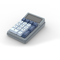 Kalkulator DENTEN 2 in 1 Numpad USB 17 Tombol Keyboard BT dengan Layar Digital Keypad Numerik Mini Portabel Pintar