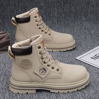 Bottes de rhubarbe robustes classiques chaussures de travail respirantes style britannique extérieur hommes femmes jaune Mar bottes