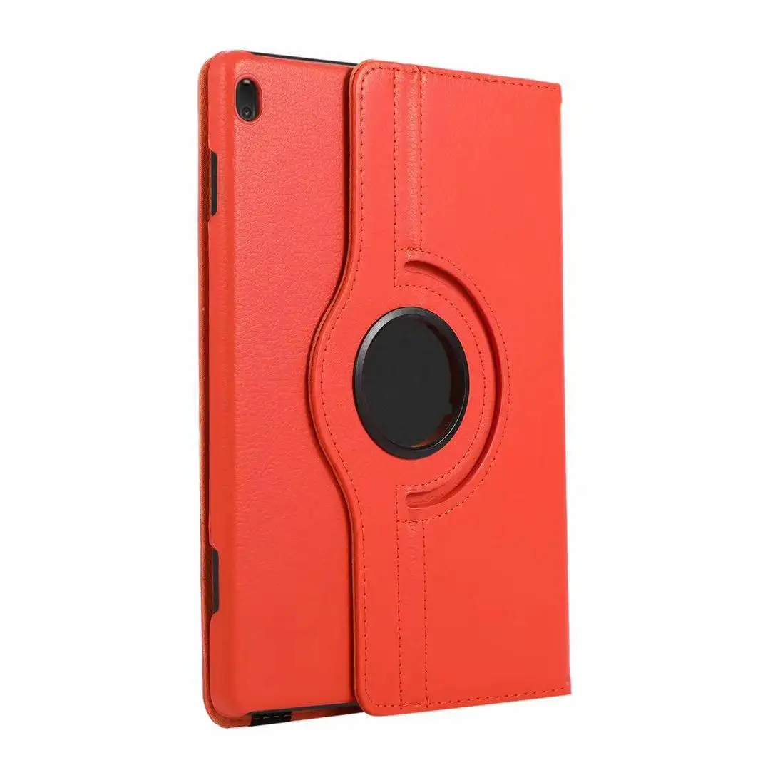 Capa de couro pu de apoio da rotação 360, capa traseira para lenovo tab m8 m10 plus 10.3 "para tablet