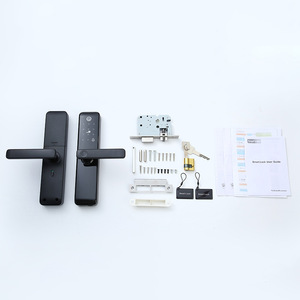 Wenxun Smart Fingerprint <b>Lock</b> S069M M For Wooden Door With Peephole Password Card Swipe Home Indoor Hotel Use - Product Image 1
