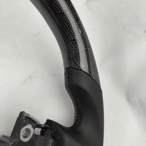 Volante de fibra de carbono de cuero deportivo negro de alta calidad para <span class=keywords><strong>Nissan</strong></span> 350Z 370Z <span class=keywords><strong>GTR</strong></span> R35 R 35 Volante de coche - Product Image 3