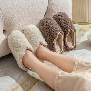 Bedroom Slippers Plush Womens Slippers Fluffy