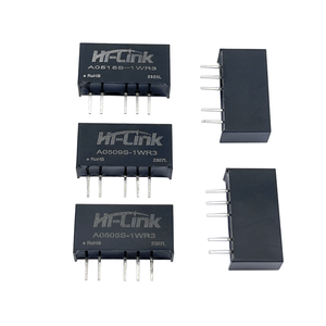 Hi-Link A0505S-1WR3 Saída Dupla DC-DC Módulo de Alimentação 5V a 3.3V 5V 9V 12V 15V 24V 1W Conversor de Tamanho Pequeno