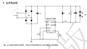แพคเกจ SOP7 SDH7712ASN silans วงจรรวมไดรเวอร์กระแสคงที่ LED แบบไม่แยก - Product Image 5