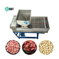Petite machine commerciale de torréfaction et d'épluchage d'arachide 200 kg/h 220/380V