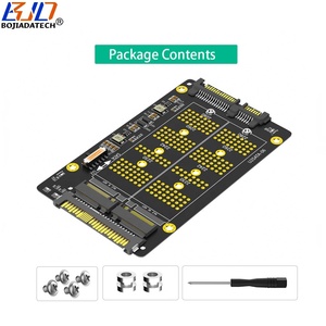 SFF-8639 U.2 + SATA 3.0 22Pin อินเตอร์เฟสกับ M.2 NGFF คีย์-M NVMe-B SATA 2230 2242 2260 2280การ์ดอะแดปเตอร์ SSD มีในสต็อก - Product Image 6