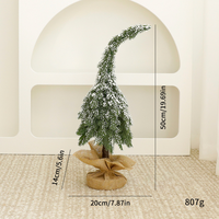 Sapin de Noël Artificiel en PE Écologique de Haute Qualité 50cm, Décoration Artisanale pour Fêtes Intérieures