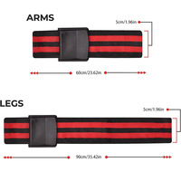 Benutzerdefiniertes Logo Coexistence Hochwertige Polyester-Stoffe Workout Verstellbare Elastische Fitness-Übung Blutflussrestriktion BFR