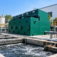 Installation de traitement des eaux usées enterrée pour la purification des eaux usées des stations balnéaires, le recyclage des eaux usées et la réduction des polluants